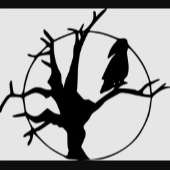 Black Tree Blue Raven
